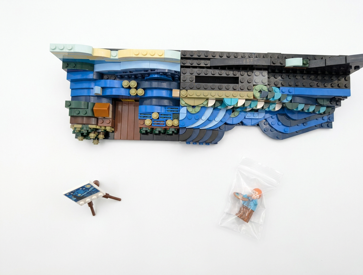 LEGO 21333-1 The Starry Night, LEGO Ideas and CUUSOO theme. Listing photo 1 of this item.